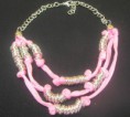 Collar trapillo nudos y anillas.