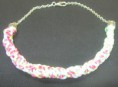 Collar trenzado colores pastel